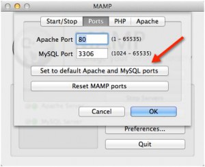 Установка MAMP на Mac OS