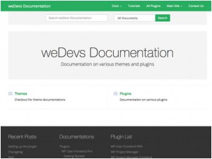 weDocs — бесплатная тема WordPress для размещения документов