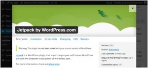 Информация о плагине в WordPress 4.0